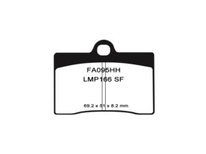 Bromsbelägg AP LMP166 SF; Aprilia, Cagiva, Ducati, Laverda, MotoGuzzi