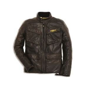 MC-Jacka, Ducati Scrambler Quattrotashe Leather Jacket Stl.52