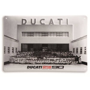Plåtskylt, "DUCATI 1926-2016"